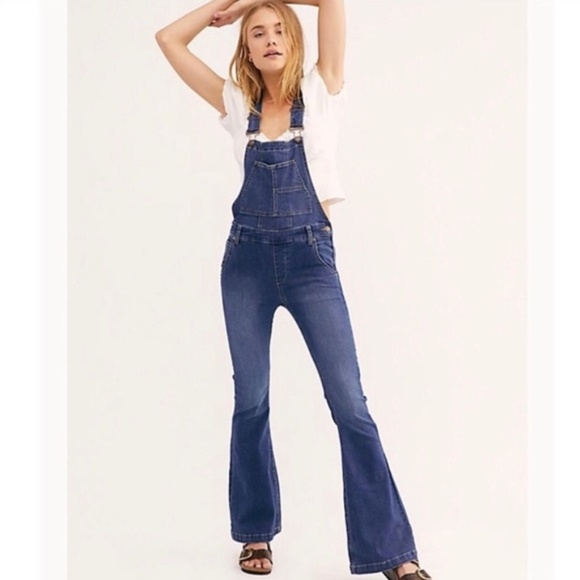 flare jeans overalls